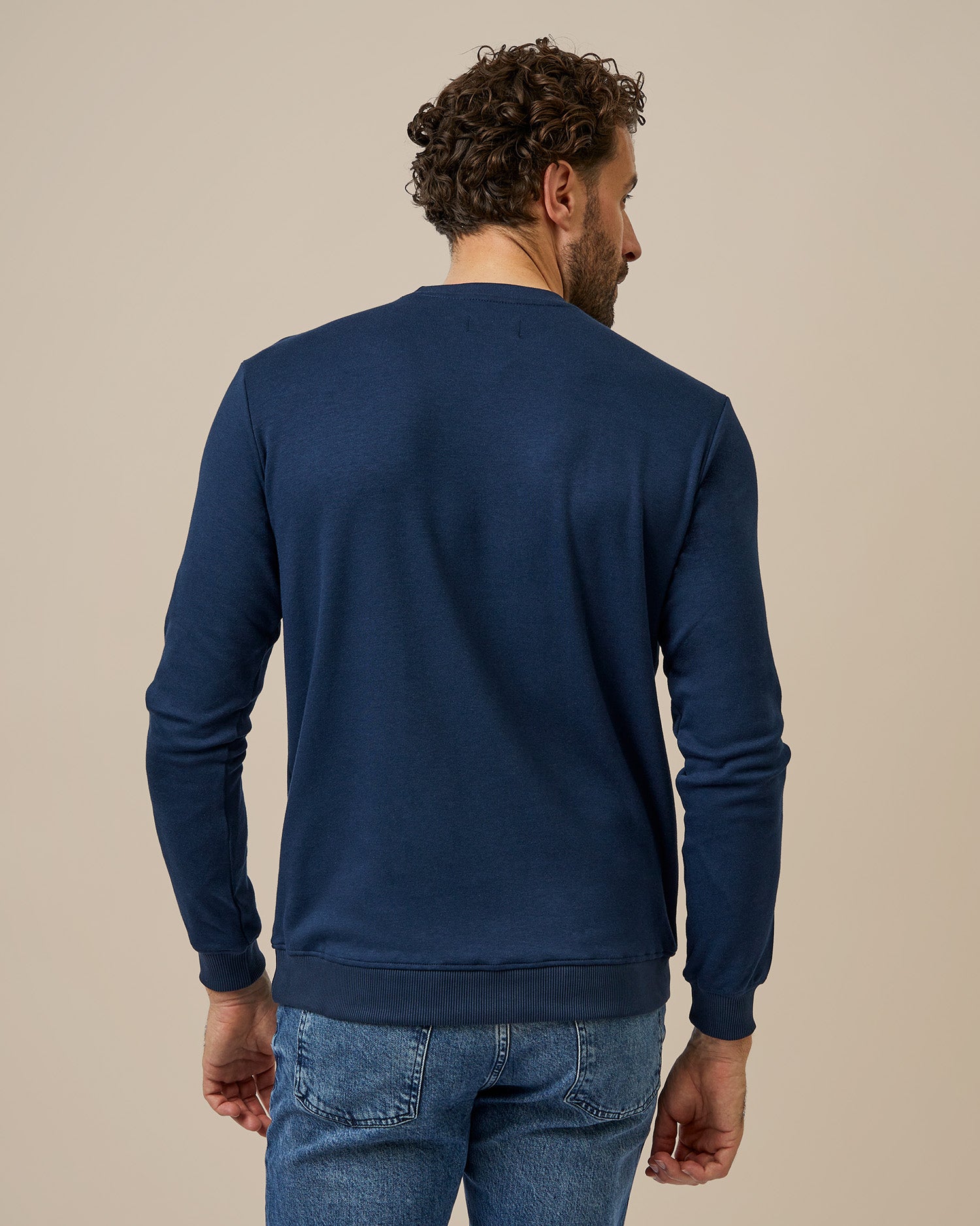 BOXR | Pullover Crew-neck Navy blue