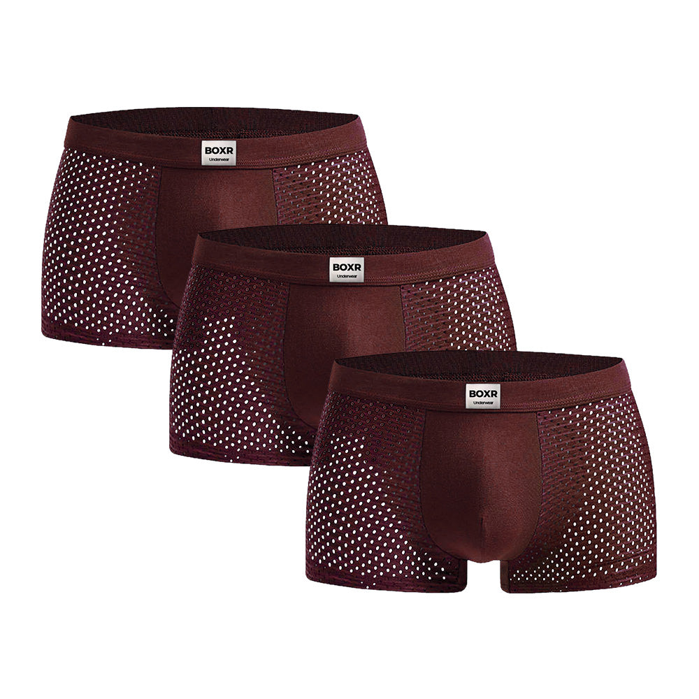 BOXR | Bamboe Boxers 3-Pack Rood