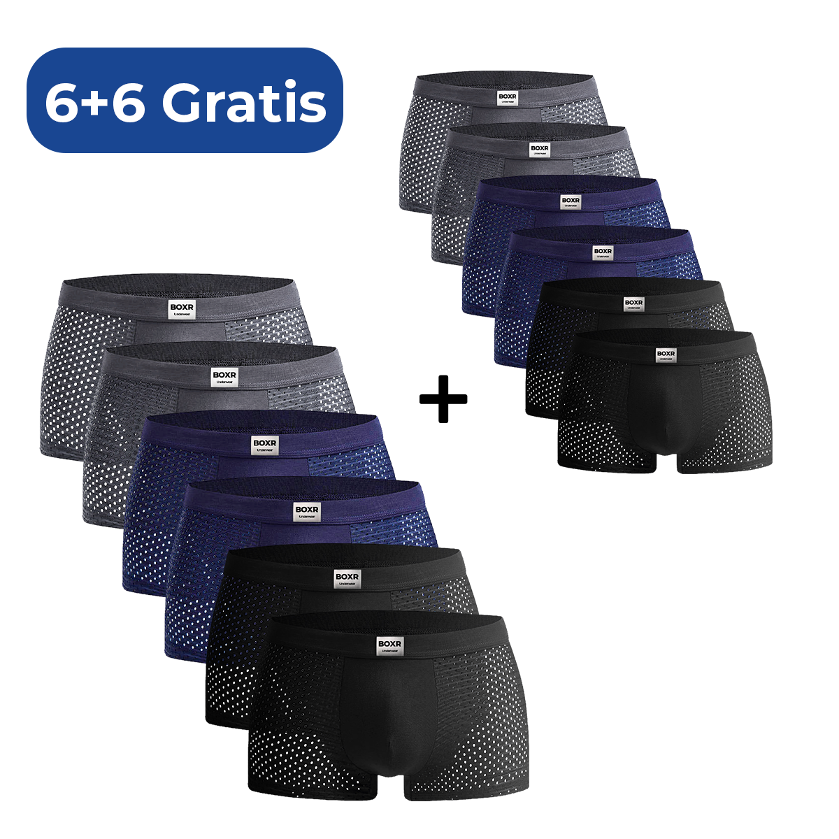 BOXR | Bamboe Boxers 6+6 GRATIS