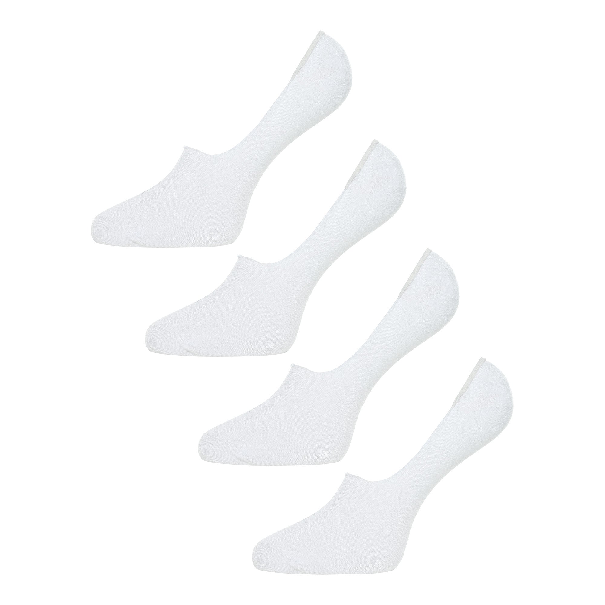 BOXR | Bamboe Footies 4-Pack Wit