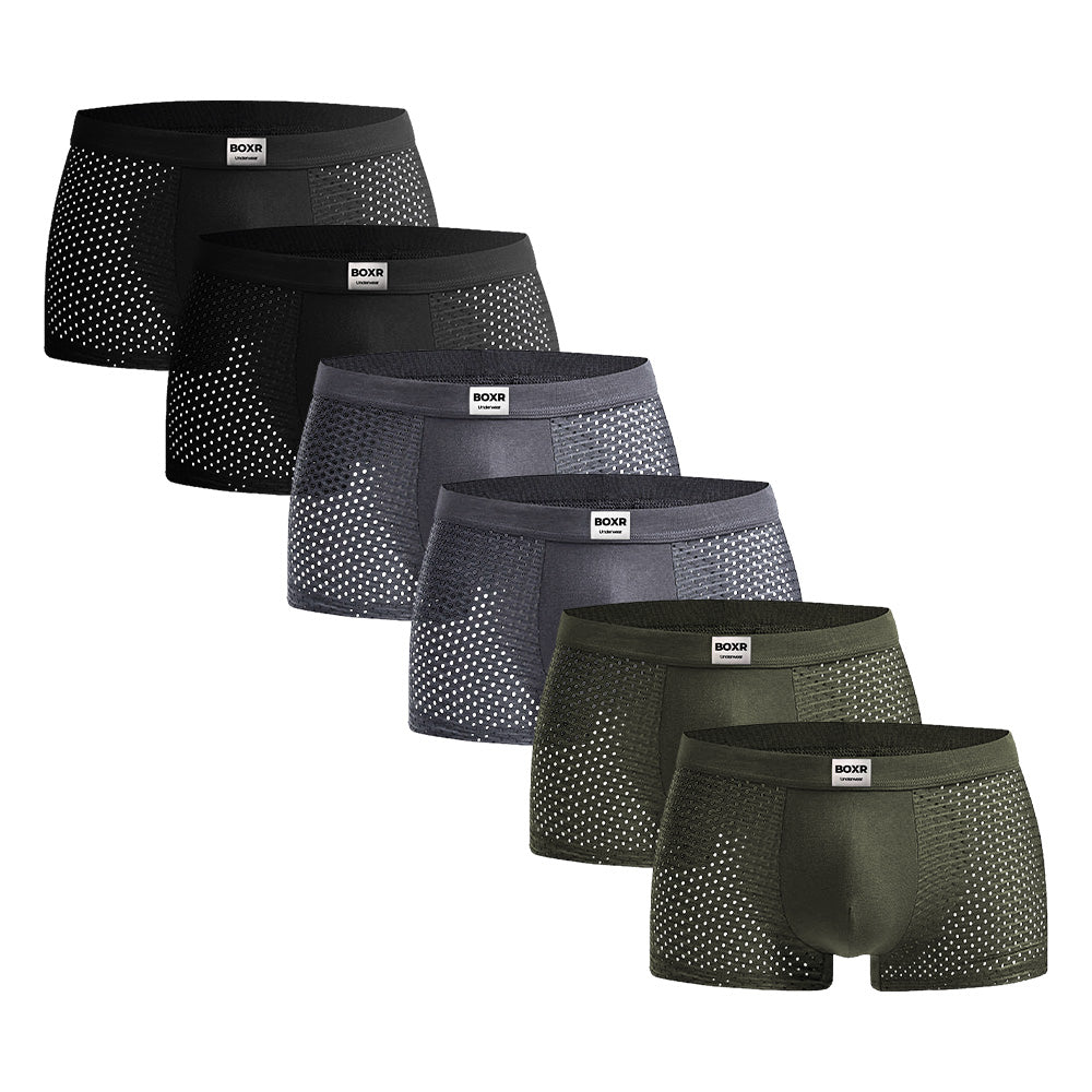 BOXR | Bamboe Boxers 6-Pack Forest Vibes