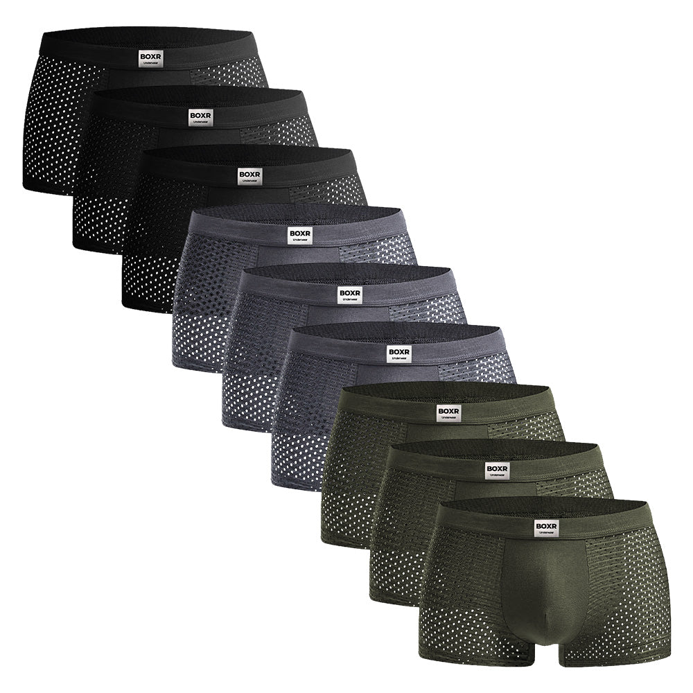 BOXR | Bamboe Boxers 9-Pack Forest Vibes