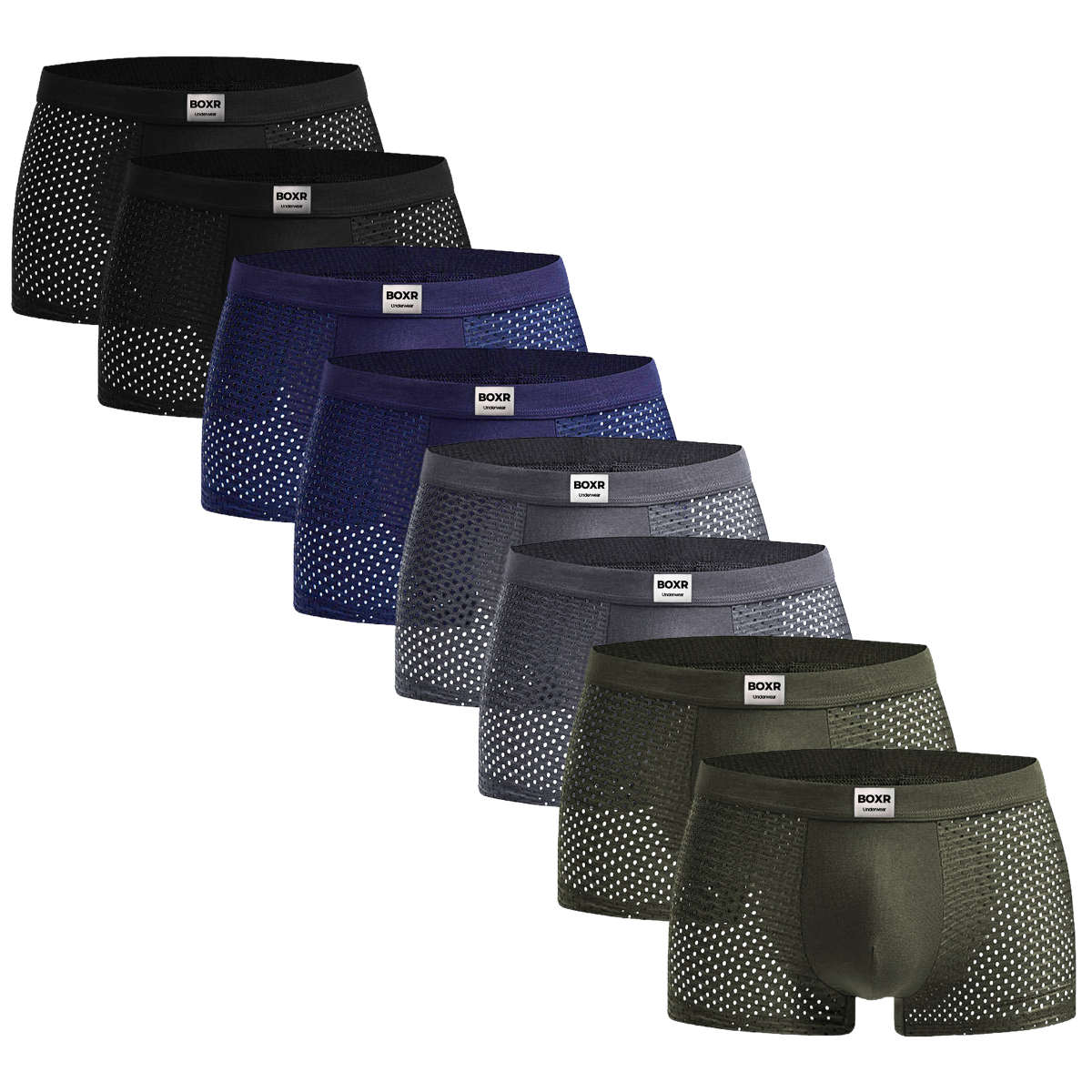 BOXR | Bamboe Boxers 8-Pack Multicolor